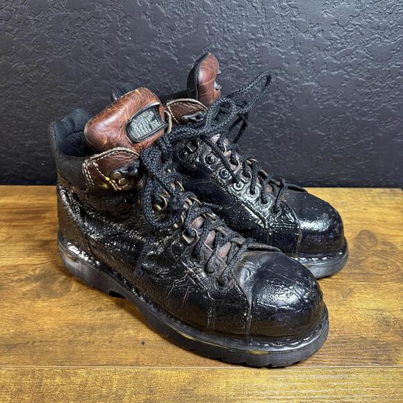 Dr Martens‎ 8845 Steel Toe Safety Work Boots Mens Size 10 Black Resin Coated